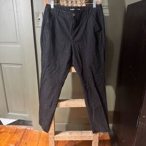 Old Navy Black Skinny Stretch Chinos – Size 8